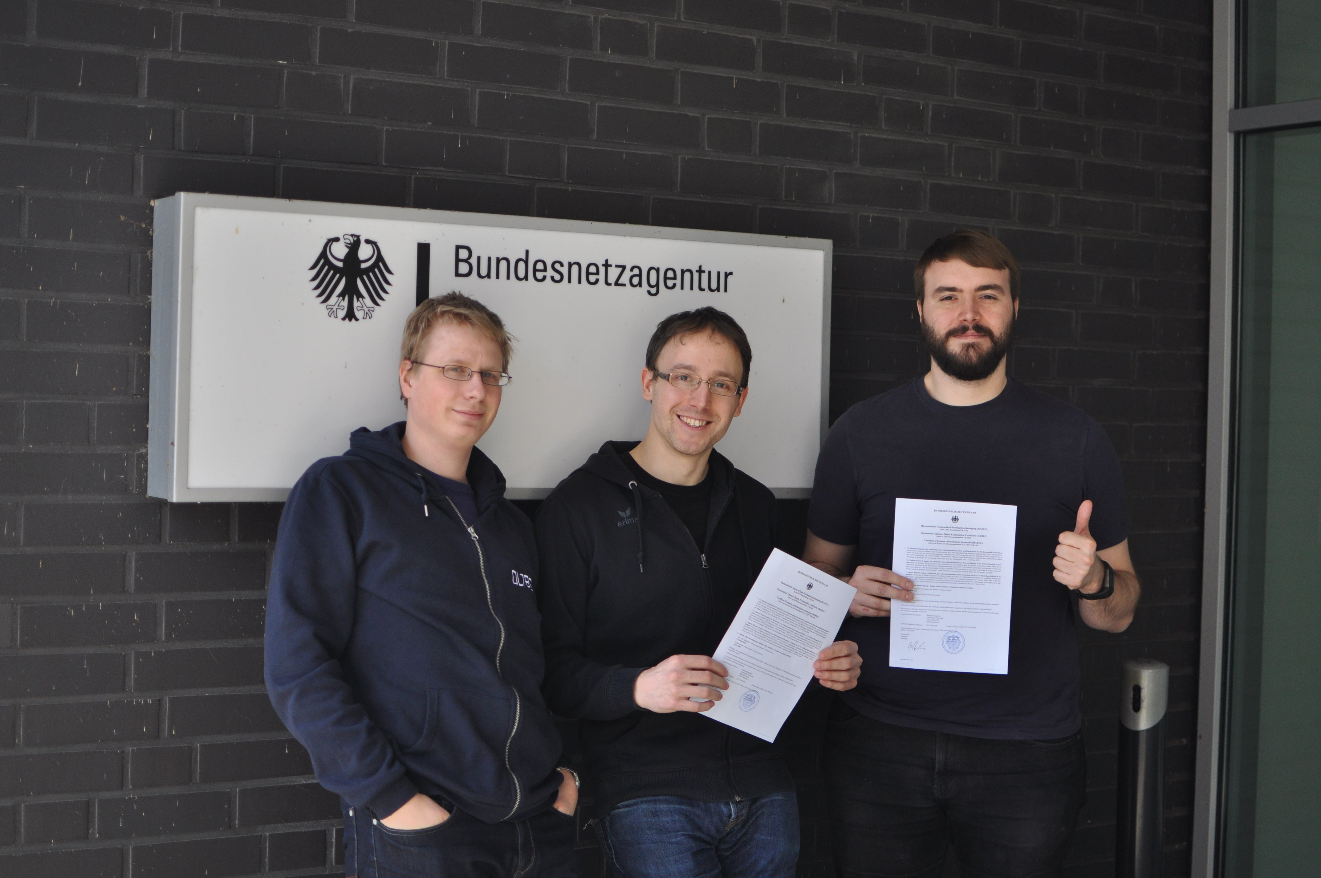 Die ersten beiden Absolventen 2016