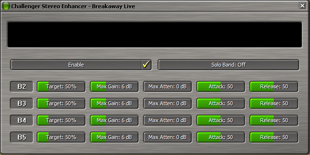 Einstellungen des Stereo-Enhancers